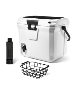 BrüTank 20-Quart Grab + Go Cooler Bundle | Ice White