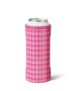 Hopsulator Slim | Pink Gingham | 12oz Slim Cans