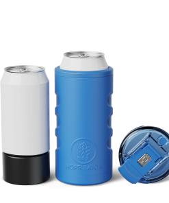 Retro Hopsulator Trio | Matte Azure | 12/16oz Standard Cans