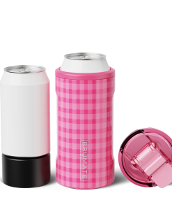 Hopsulator Trio | Pink Gingham | 12/16oz Standard Cans