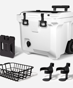 BrüTank 35-Quart Ultimate Day Trip Cooler Bundle | Ice White