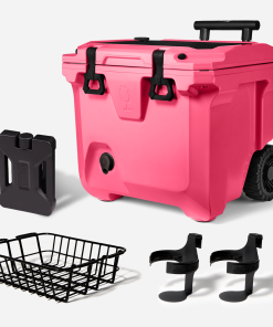 BrüTank 35-Quart Ultimate Day Trip Cooler Bundle | Neon Pink