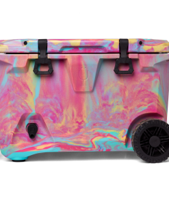 BrüTank 55-Quart Rolling Cooler | Rainbow Swirl