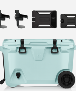 BrüTank 55-Quart Double Drink Holder Cooler Bundle | Blue Agave