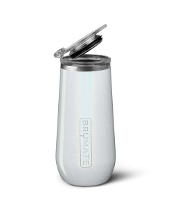 Champagne Flute | Glitter White | 12oz